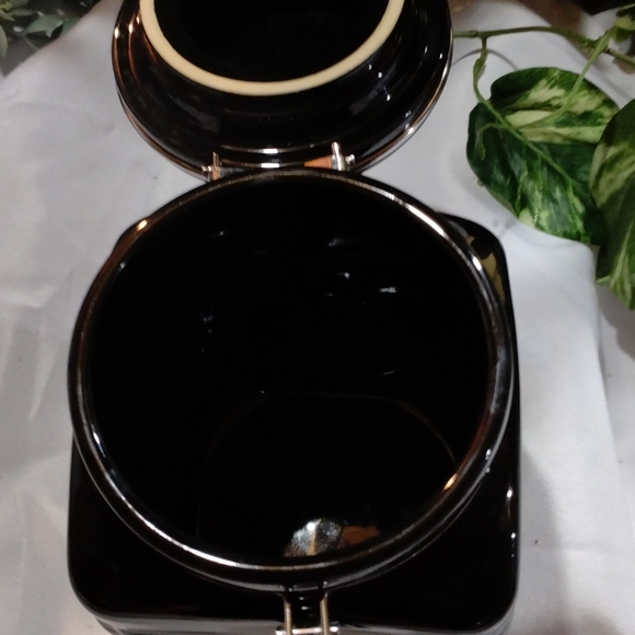 LONGABERGER EBONY COFFEE CANISTER - Picture 5 of 5